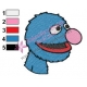 Grover Embroidery Design